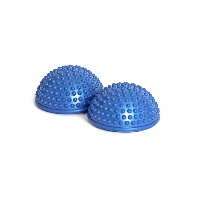 Balle de massage PVC demi-ronde pour yoga, fitness et gym (Rouge Balle de massage PVC demi-ronde pour yoga, fitness et gym (Rouge