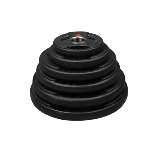 Plaques olympiques à poignée en caoutchouc