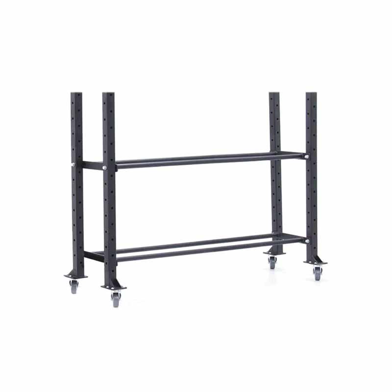 Support de rangement pour balles/plaque olympique à 2 niveaux XM Fitness - 6 pieds - Fitness Dépôt +