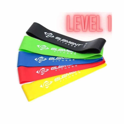Resistance Exercise Bands (Mini-Bands) Level 1-5 - Fitness Dépôt +