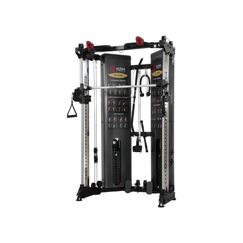 Smith Machine pliable Altas AL-3101 - Fitness Dépôt +