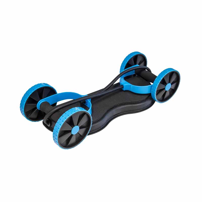 Roue d'exercice multidirectionnelle Northern Lights, bleu/noir - Fitness Dépôt +