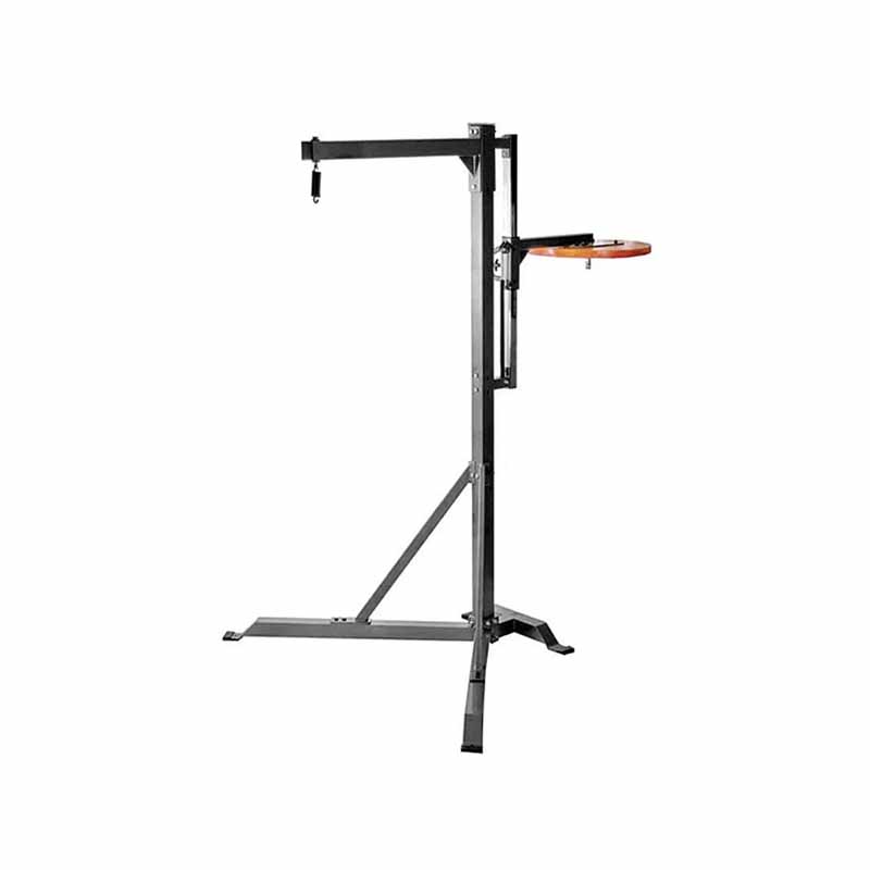 Support de sac lourd commercial avec plate-forme de sac de frappe rapide - Fitness Dépôt +