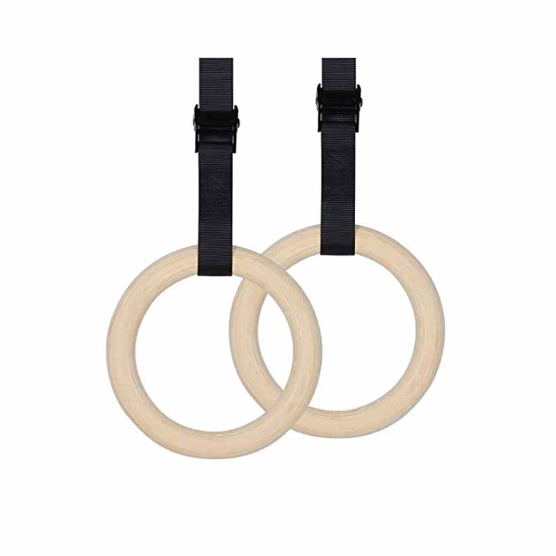 TPWOD Anneaux de gymnastique en bois - Fitness Dépôt +