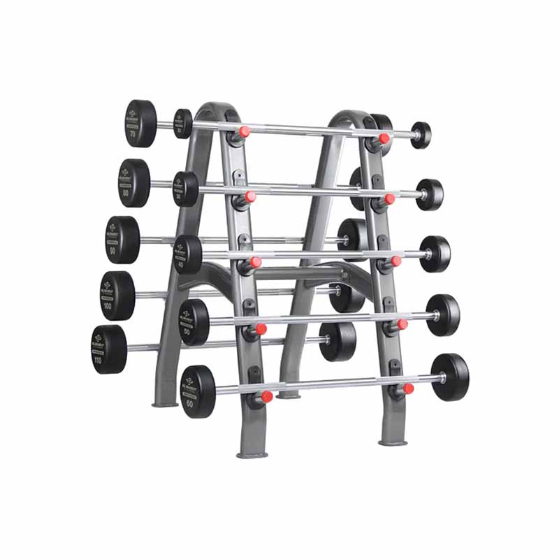 Ensemble de barbell commerciaux EF 20-110 lbs EZ Curl - Fitness Dépôt +