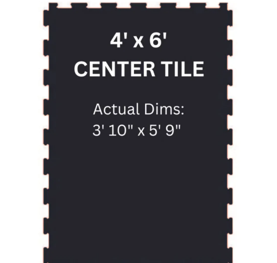 SURFACECO - TAPIS DE gym 4'x6' À EMBOÎTEMENT - Fitness Dépôt +