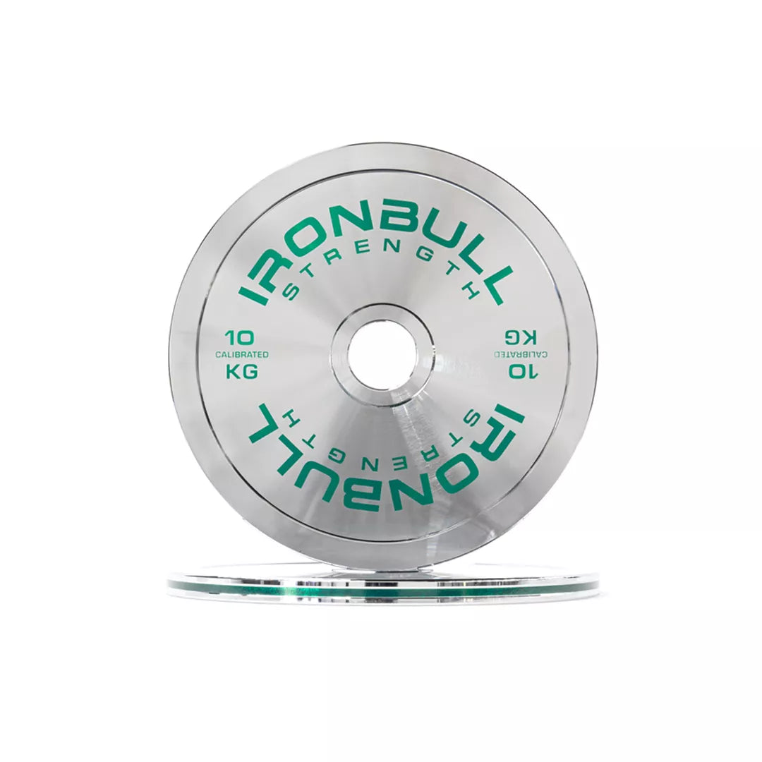 Calibrated Chrome Weight Plates & Sets (KG) - 10KG Pair - Fitness Dépôt +