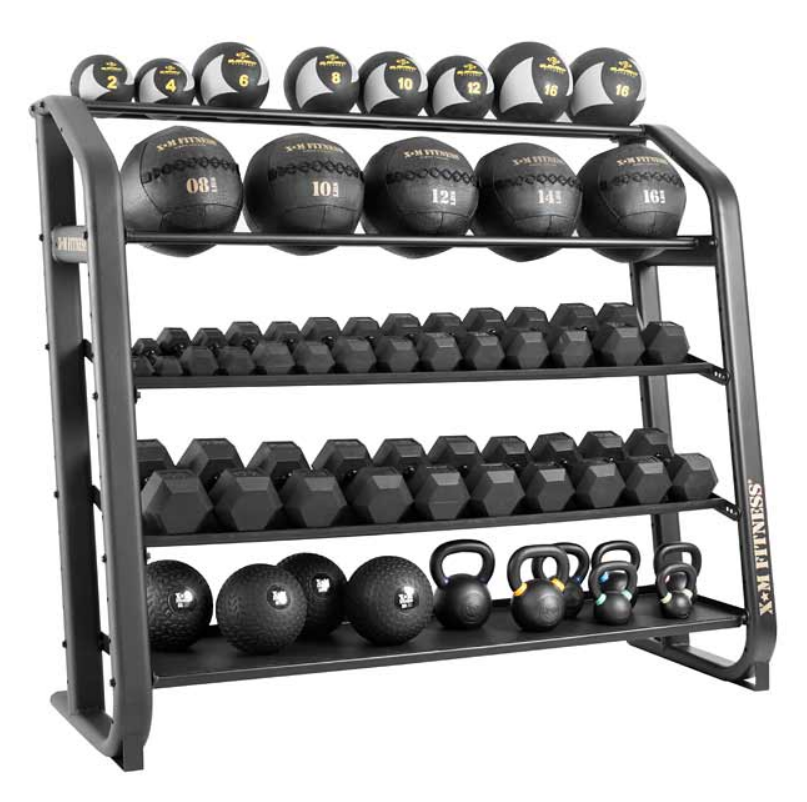 Support de rangement multiple à 5 niveaux XM Fitness - Fitness Dépôt +