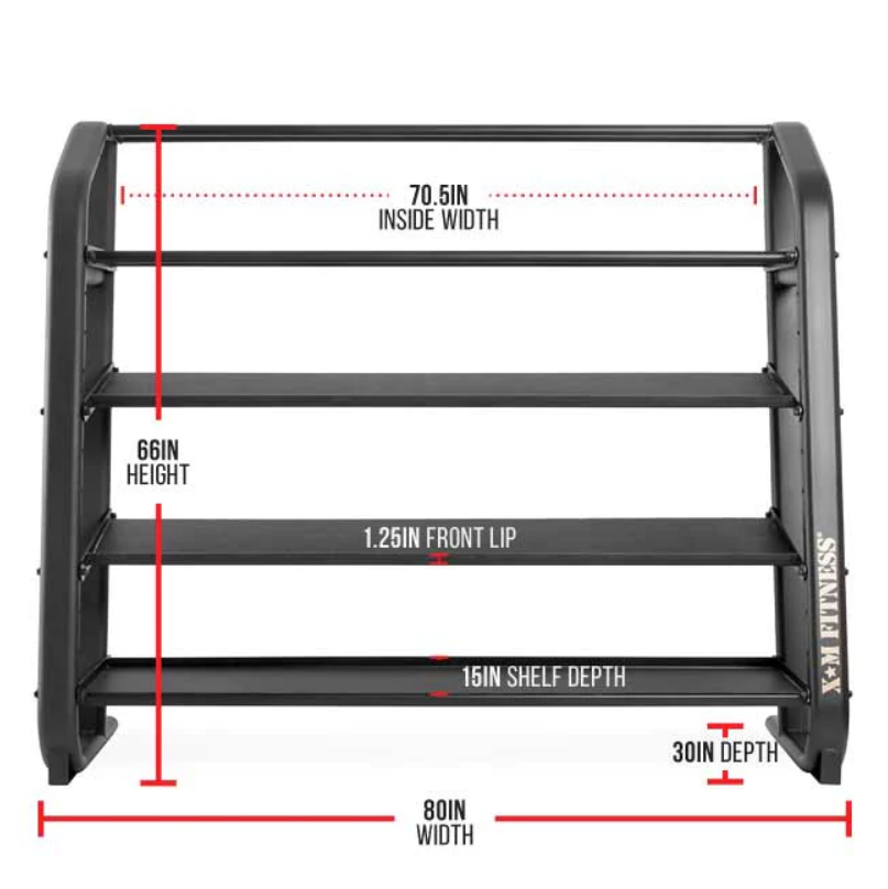 Support de rangement multiple à 5 niveaux XM Fitness - Fitness Dépôt +