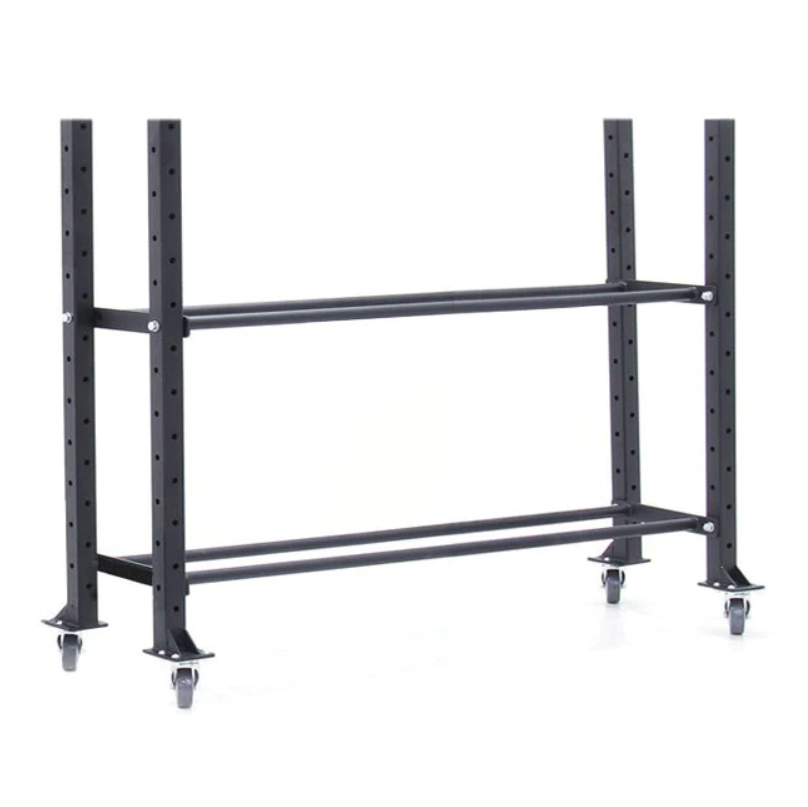Support de rangement pour balles/plaque olympique à 2 niveaux XM Fitness - 6 pieds - Fitness Dépôt +