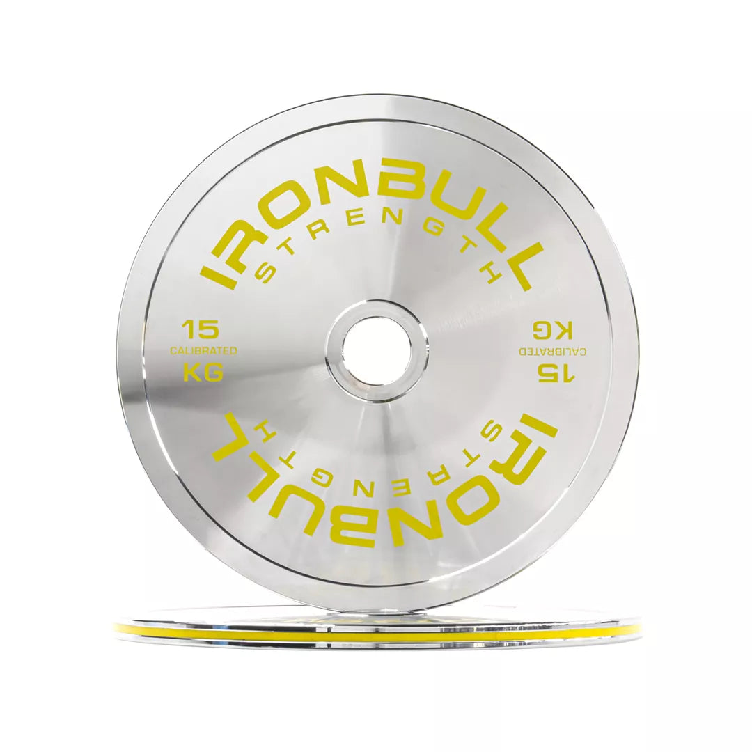 Calibrated Chrome Weight Plates & Sets (KG) - 15KG Pair - Fitness Dépôt +