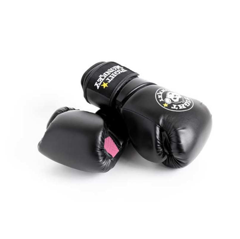Gants d'entraînement Fight Monkey 12oz - Rose - Fitness Dépôt +