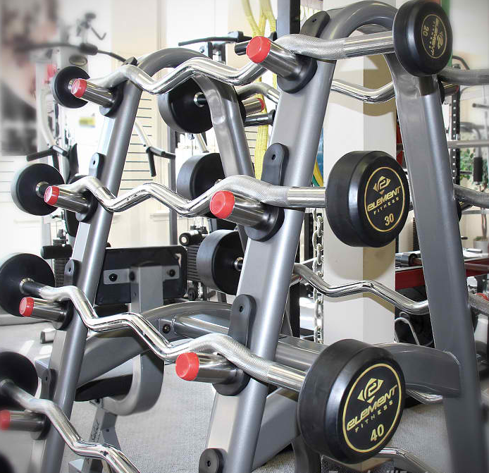 Support de barbell Element Fitness, 10 paires - Fitness Dépôt +
