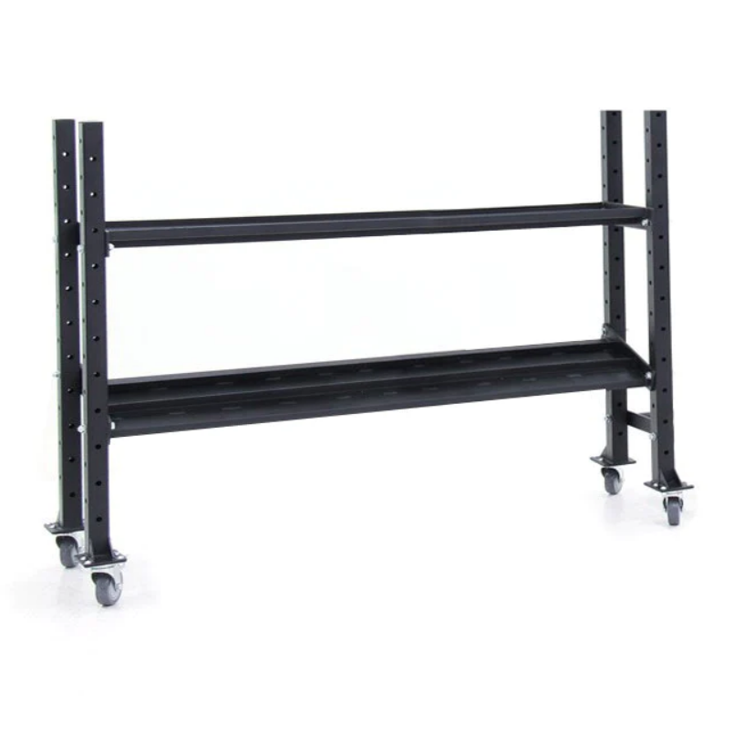 Support de rangement pour kettlebells/haltères à 2 niveaux XM FITNESS - 6 pieds - Fitness Dépôt +