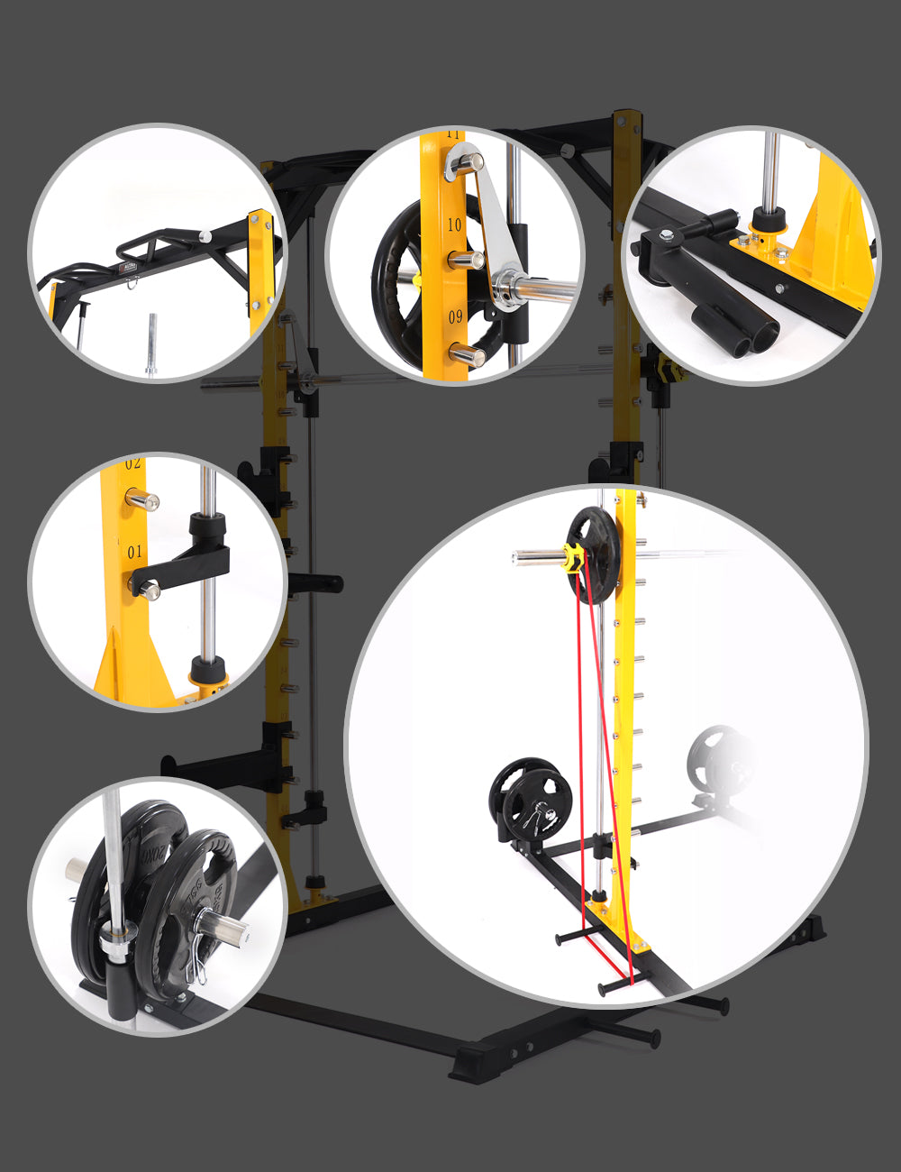 Ensemble Power Rack Complet – AL-3035 - Fitness Dépôt +