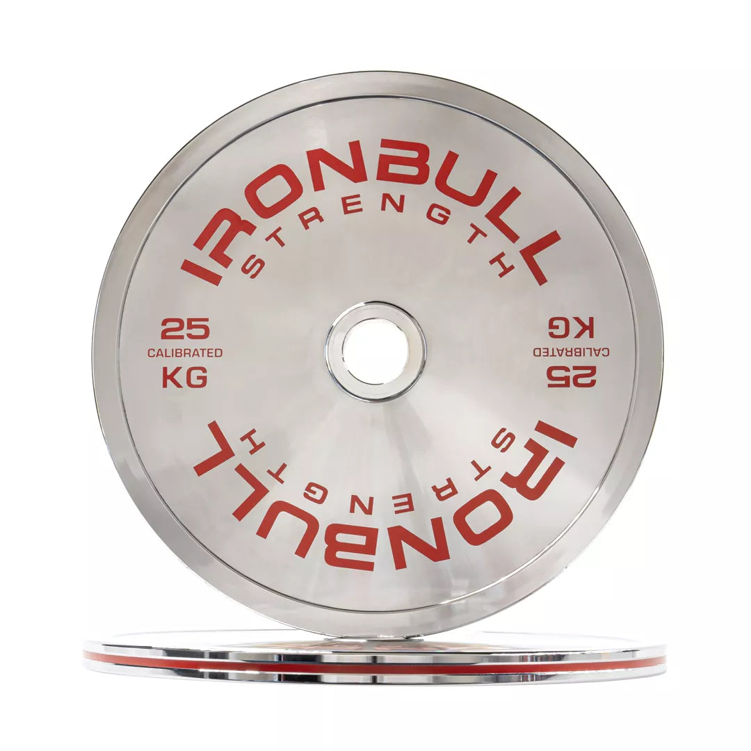 Calibrated Chrome Weight Plates & Sets (KG) - 25KG Pair - Fitness Dépôt +