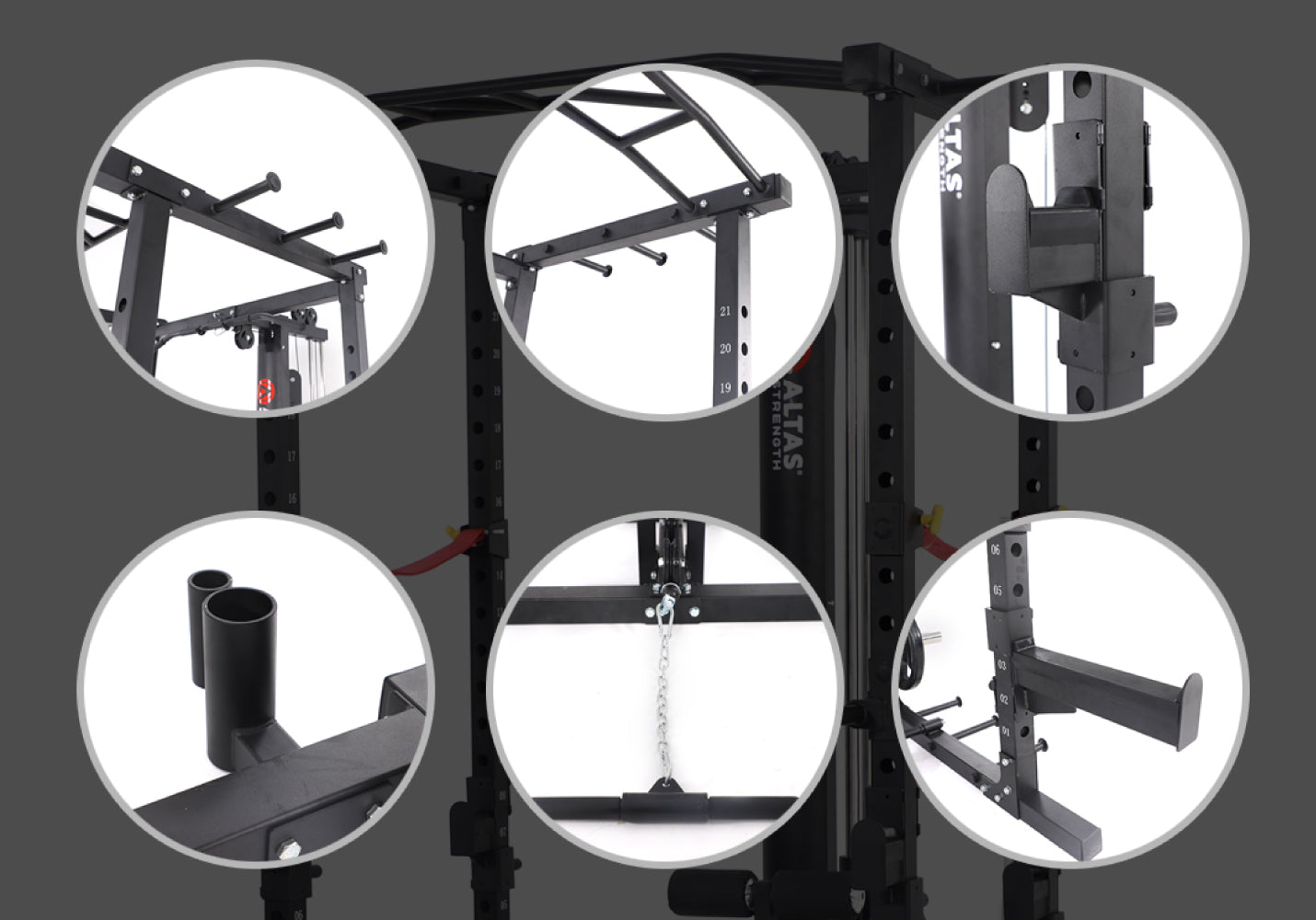 Squat rack Altas AL-3028 - Fitness Dépôt +