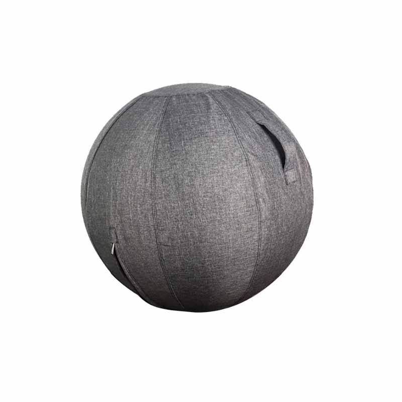 Ballon de yoga avec recouvrement en matériel lavable (55cm, 65cm, 75cm) - Fitness Dépôt +