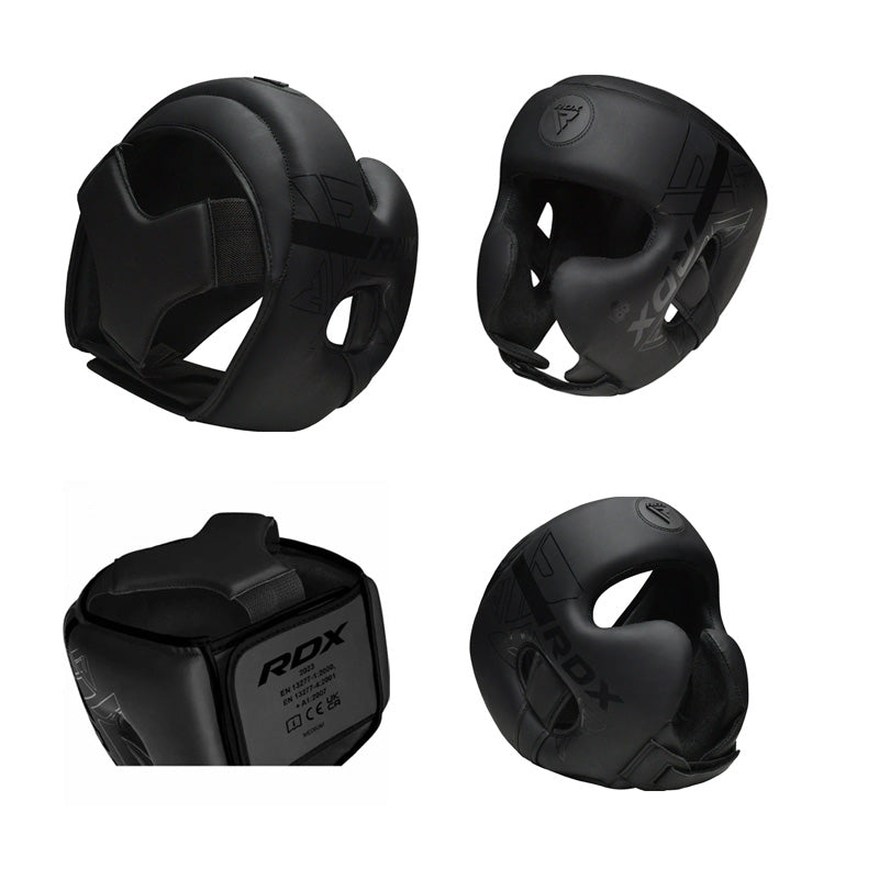 Casque de protection noir F6 - Fitness Dépôt +