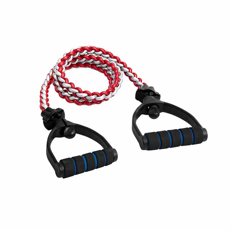 Bande de résistance tressée SPRI, moyenne, rouge - Fitness Dépôt +