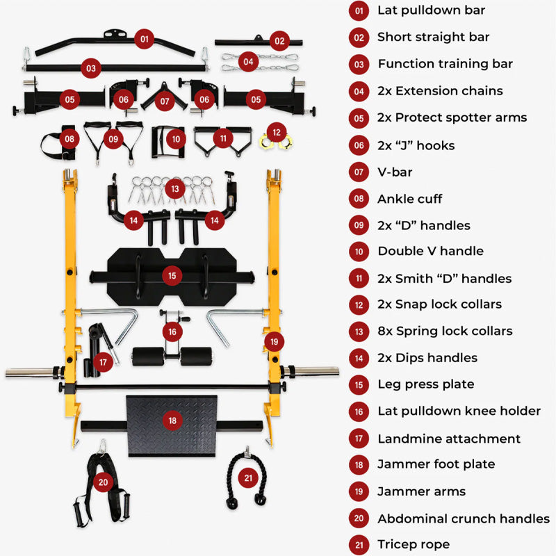 Machine Smith Altas Strength AL-3061B - Fitness Dépôt +