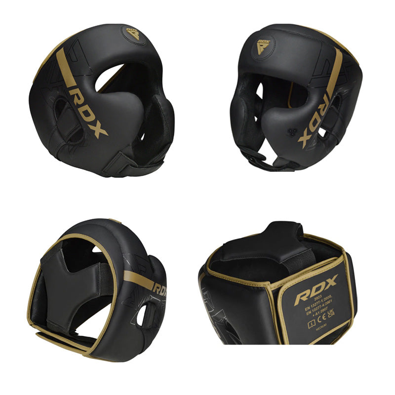 Casque de protection noir F6 - Fitness Dépôt +