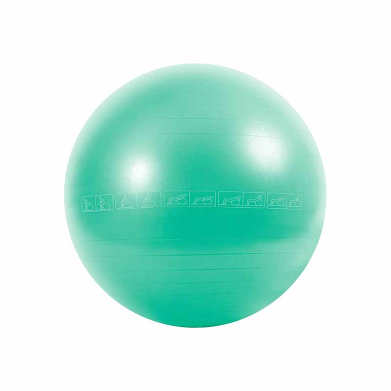 Ballon de yoga Northern Lights 55 cm, imprimé, vert - Fitness Dépôt +