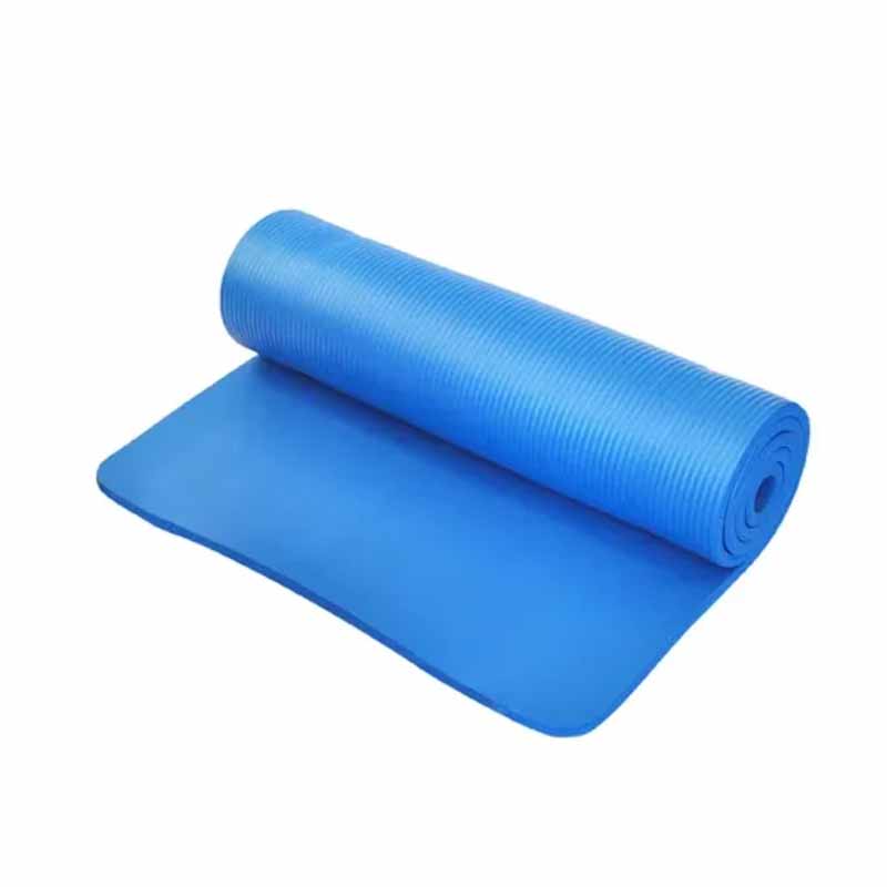 Tapis NBR Northern Lights Yoga Pilates, 173 x 61 x 1,0 cm - Bleu - Fitness Dépôt +