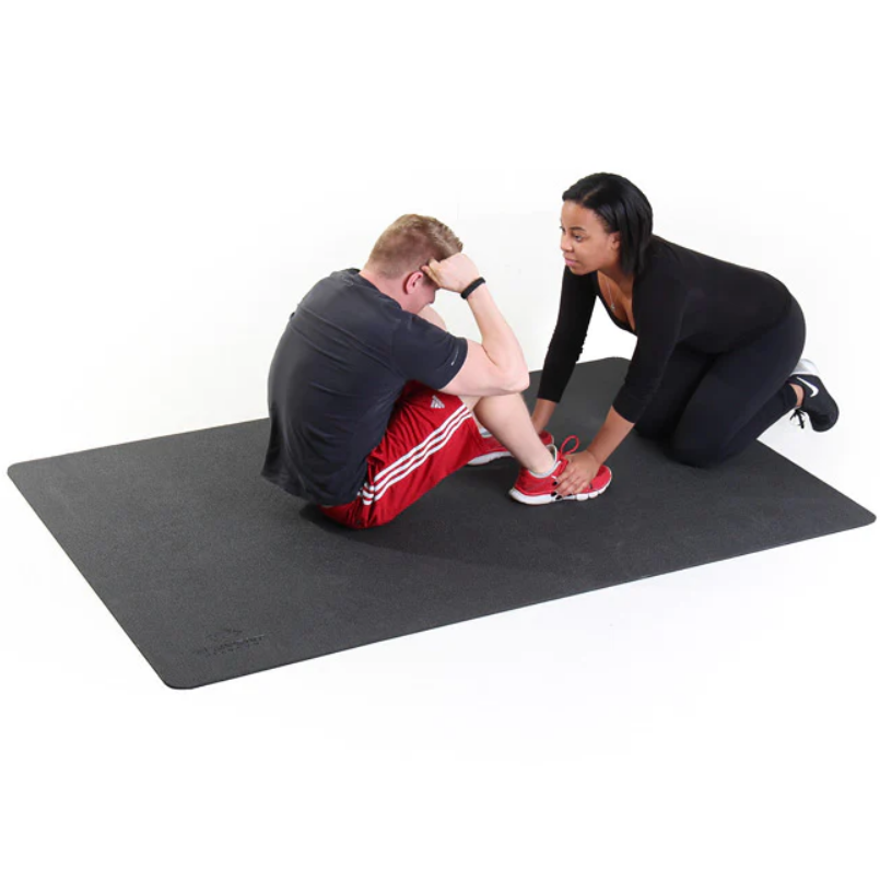 Tapis d'exercice extra large de qualité supérieure Element Fitness - Fitness Dépôt +