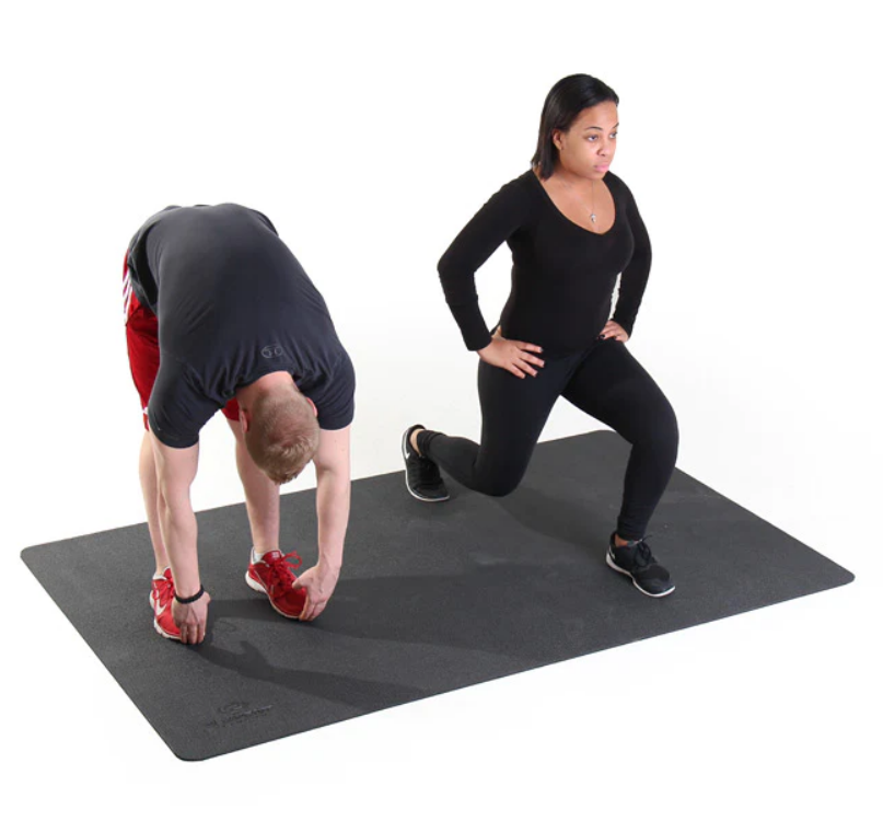 Tapis d'exercice extra large de qualité supérieure Element Fitness - Fitness Dépôt +