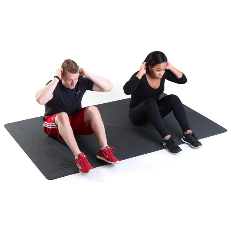 Tapis d'exercice extra large de qualité supérieure Element Fitness - Fitness Dépôt +
