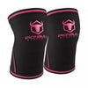 7mm Knee Sleeves - Black/Pink / M - Fitness Dépôt +