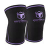 7mm Knee Sleeves - Black/Purple / 2XL - Fitness Dépôt +