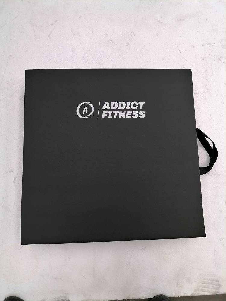 Tapis d'exercice noir pliable Addict Fitness - Fitness Dépôt +