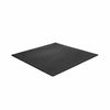 Tuile caoutchouc pour gym | 1m x 1m x 20mm | Noir - Fitness Dépôt +