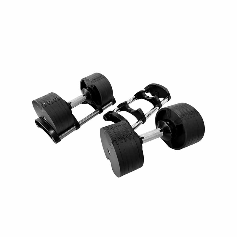 Dumbbells ajustables (paire) 2 à 20kg - Fitness Dépôt +