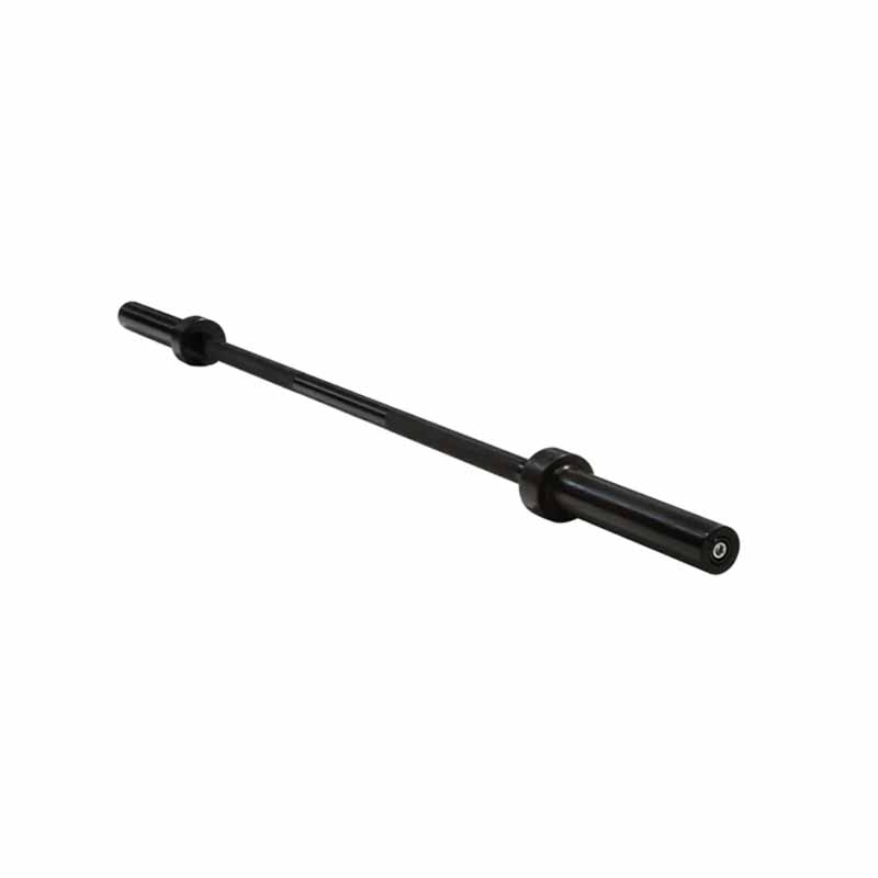 Barre olympique de 5 pieds noire - Fitness Dépôt +