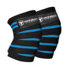 Classic Knee Wraps - Black/Olympic Blue - Fitness Dépôt +