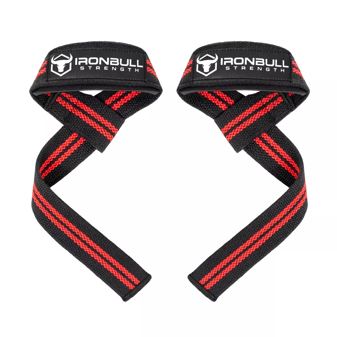 Classic Lifting Straps - Black/Red - Fitness Dépôt +