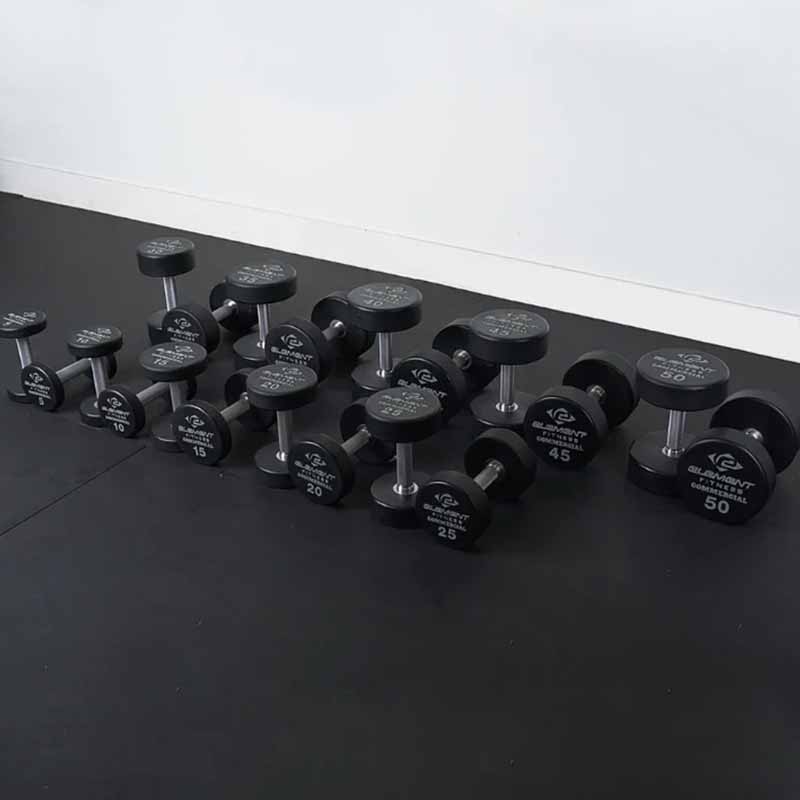 ELEMENT FITNESS 5 - 50 ENSEMBLE D'HALTÈRES EN URÉTHANE - Fitness Dépôt +