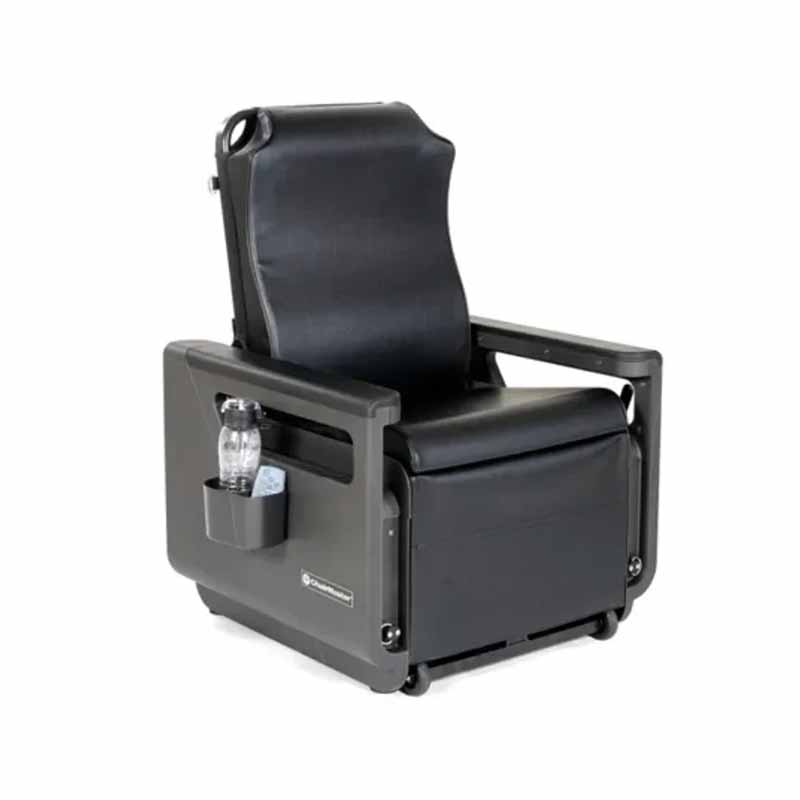 Fauteuil allongé assis ChairMaster, noir - Fitness Dépôt +