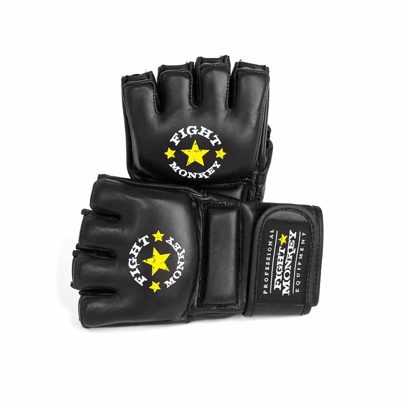 Fight Monkey Premium Cuir MMA / Gants de sac - Fitness Dépôt +