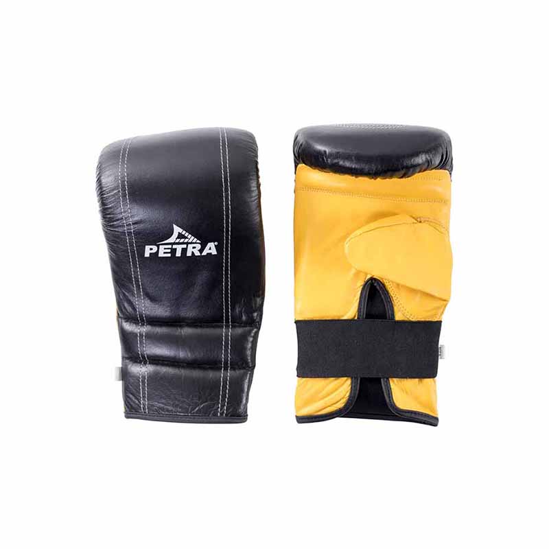 Gants de sac lourds en cuir Petra - Paire - Petit/Moyen - Fitness Dépôt +