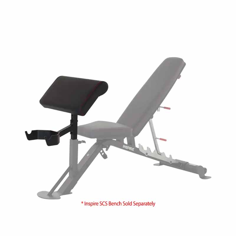 Inspire Fitness Preacher Curl Attachement pour banc SCS FT2, noir - Fitness Dépôt +