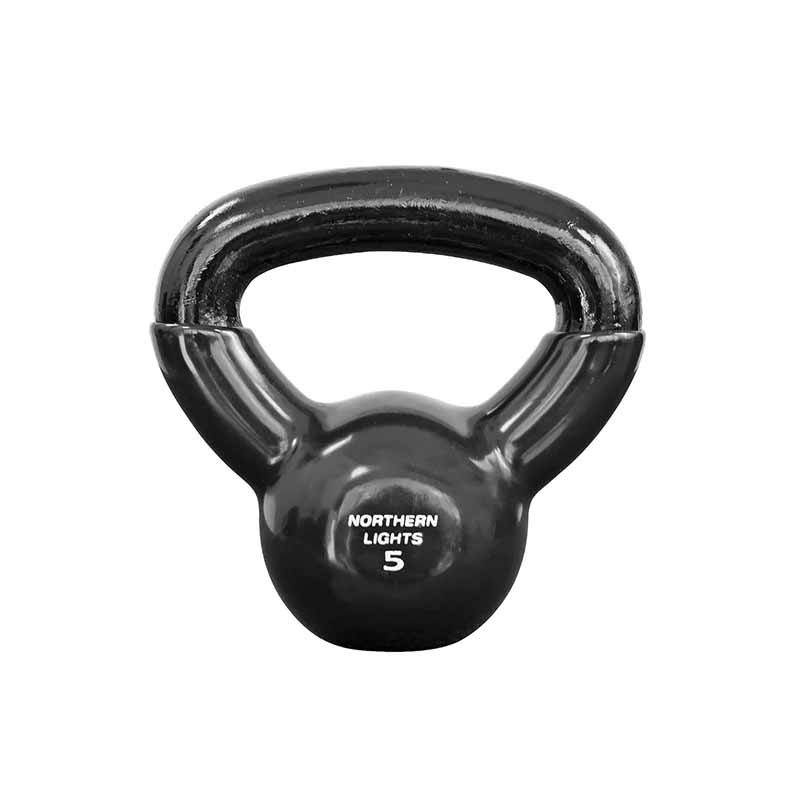 Kettlebell ronde recouverte de vinyle Northern Lights - Fitness Dépôt +