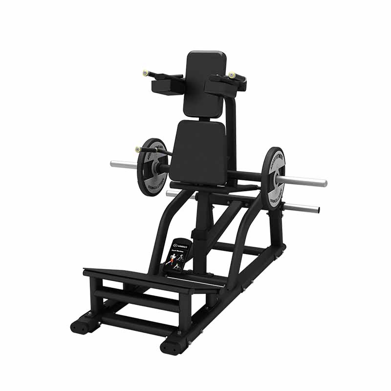 V – Squat à chargement de plaques - Fitness Dépôt +
