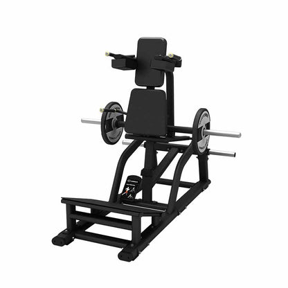 V – Squat à chargement de plaques - Fitness Dépôt +