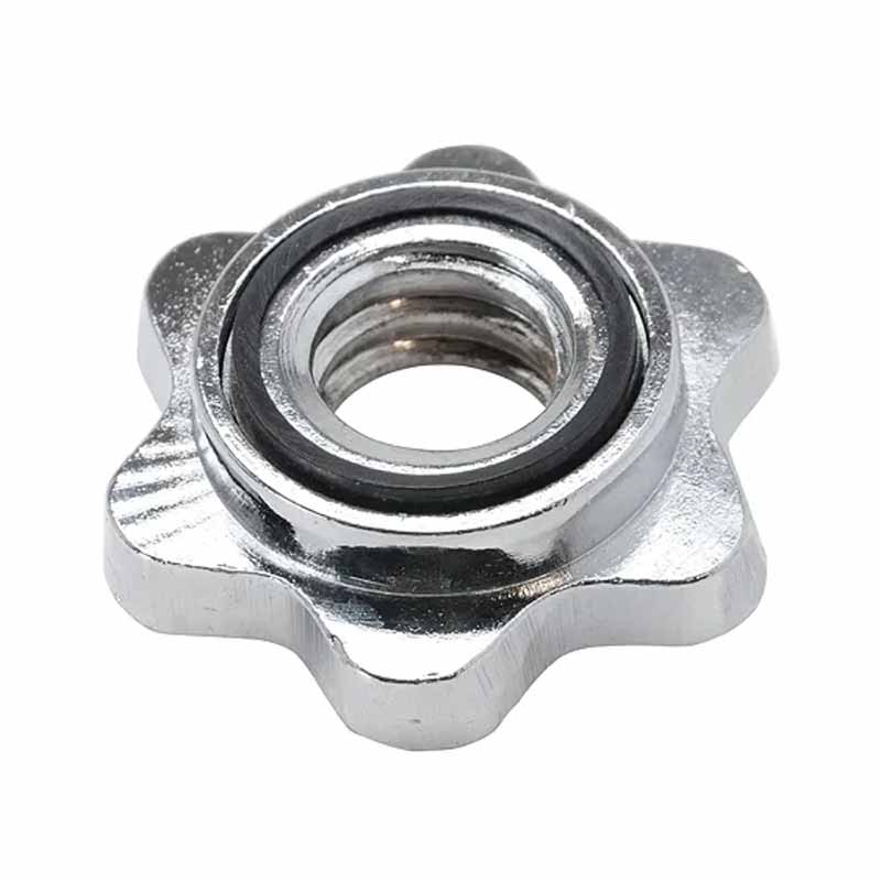 Collier fileté chromé régulier 1" - Fitness Dépôt +