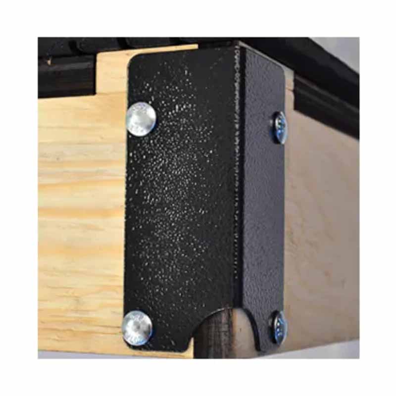 Northern Lights Plyo Box Dessus en bois/caoutchouc, 24" x 24" x 6" de haut - Fitness Dépôt +