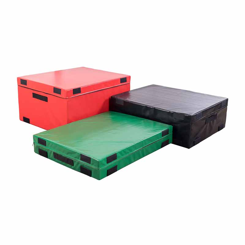 Northern Lights Plyo Box, lot de 3, mousse dure, 6,12 et 18" - Fitness Dépôt +